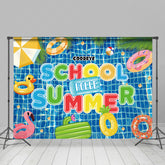 Lofaris Summer Vacation For Kids Pool Party Photo Backdrop
